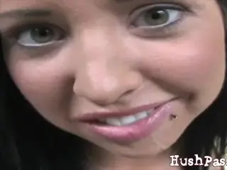 Teen Babe Tests her Throat