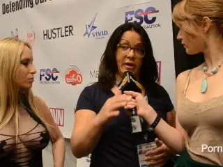 PornhubTV Aiden Starr Interview at 2013 AVN Awards