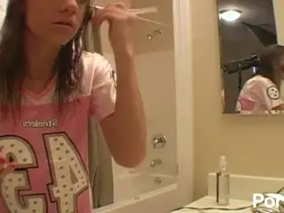 Teen getting Dolled up