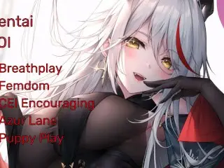 HENTAI JOI - Oyuwari Treats you like her Puppy! (Azur Lane, Breathplay, Strokebeats, Femdom, CEI)