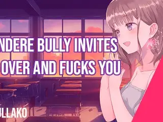 Tsundere Bully Invites you over and Fucks you ♥ ASMR F4M Full SFX