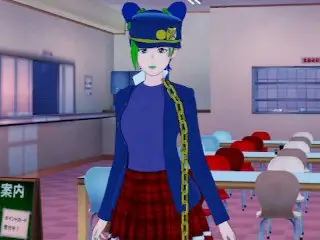 Hentai Jolyne Kujo Jolyne Gets a Great Fuck Canteen Jojo Bizarre Adventure Anime 3D