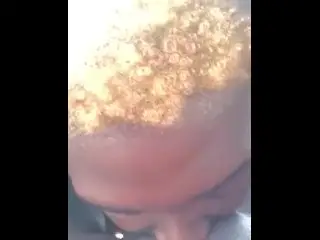 EATING FRIEND PUSSY IN THE CAR