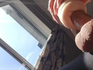 Under Balls View Riding my Cock