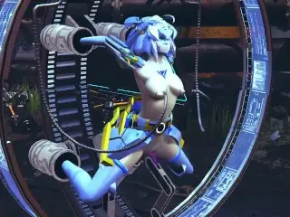 Robot Girl on a Sex Machine | 3D Hentai