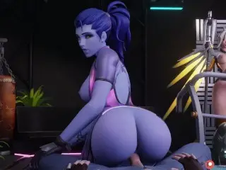 Overwatch Widowmaker Big Ass Reverse Cowgirl - (Arti202)