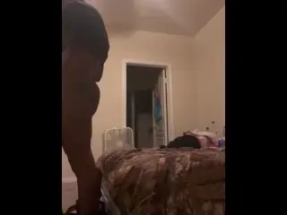 Ducking my Brother in Laws Dick while my Man is at Work