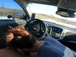 Blowjob Diaries Vol 72. a Quick Blowjob on the Side of the Road!