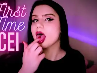 First Time CEI - FemDom, Cum Eating Instructions, JOI, Face & Eye Fetish, Oral Fixation, Goddess