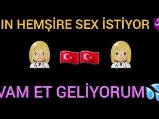 AZGIN HEMŞİRE HASTANEDE SEVİŞİYOR - SİK BENİ - TÜRKÇE ASMR