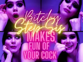 SPH FemDom - Bitchy Step-Sis makes Fun of your Dick - Extreme SPH, Small Penis Humiliation, JOI