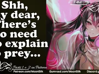 [F4A] FULL AUDIO: a Vampire Pins you down for a Meal [parts 1 & 2]