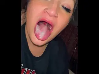 Love a Mouthful of Cum