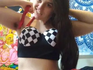 This Bathing Suit try on Haul Reminds me of Harley Quinn - Cellulite PAWG Tiny Tits tries on Swimsui