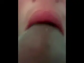 Caught my Neighbours Wife doing her Washing and Fucked her Mouth Senseless