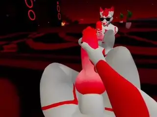 Furry Strokes his HUGE Cock in VR Chat! ERP