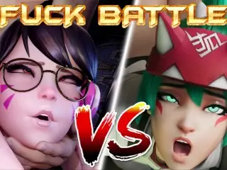 [HMV] KIRIKO VS D.VA - FUCK BATTLE - Rondoudou Media