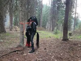 Pony Gets Blowjob in the Woods