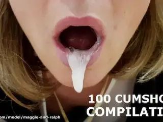 100 Times Swallowed COMPILATION, Blowjob, Cumshot , Oral Creampie, Cum in Mouth, Facial