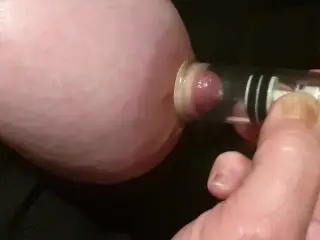 Nipple Pumps, Oil, Bondage, some Lactation - Full Video!