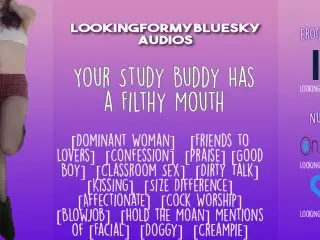 ASMR | your Study Buddy has a Filthy Mouth