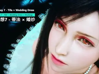 Final Fantasy 7 - Tifa × Wedding Dress × Stockings - Lite Version