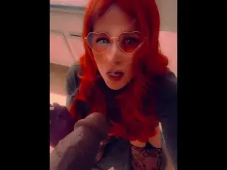 RedHead Trans Smoking and Riding BBC