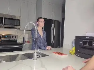 Maria Anjel Sucks and Fucks the Librarian for Returning the Book Late!