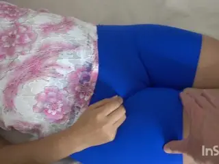 My 48 Year old Aunt Tells me about her Husband, I can't Resist so I Creampie her after a few Minutes