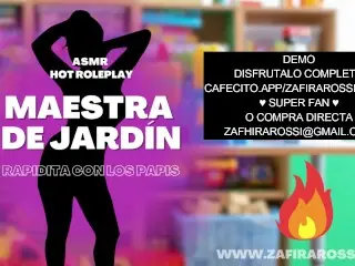 [ASMR HOT ROLEPLAY] L La Maestra De no Puede Evitar Hacer Pasar Al Al Salón De Juegos DEMO