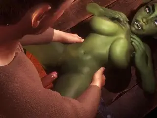 Sex with Hot Busty Goblin Girl | 3D Porn Short Clip