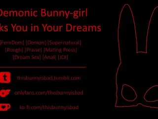 [F4M Erotic Story] Demon Bunnygirl Futa Fucks you in your Dreams