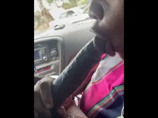Amateur Deepthroat Outdoor