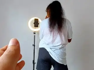 Sri Lankan - is my Horny Step-Sister Making TikTok Video? or try to Seduce Me( Music- Cardi B - WAP)