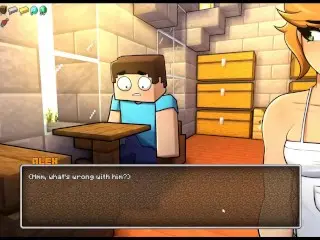 HornyCraft [MINECRAFT PORN Hentai Game ] Ep.28 Alex in Cooking Apron Gave me a Boner