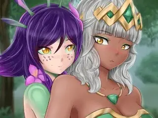 Finding Neeko and Qiyana in the Woods (LoL Hentai Joi) (Vanilla, Tsundere, Light Armpits)