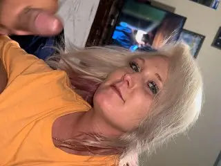 She Likes to Give me Head every Day. Blowjob Blonde Girl