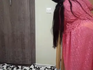 فيلم عربي اباحي قصير، دقيت الباب على خالتي في الشومبر تعطيني حوايجي I Fucked my Aunt in her Room