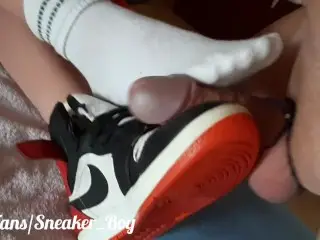 Fucking Dolls Feet, White Socks & Air Jordan Sneakers