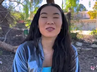 Real Teens - Bubble Butt Asian Teen Kimmy Kimm Flashing and Fucking like a Wild Animal