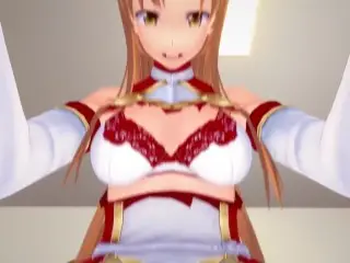 SAO - Futa Asuna | Female Taker POV [hentai Animation]