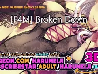 [3dio] Broken down [vampire] [ear Eating] [dual Channel] | Erotic Audio Roleplay