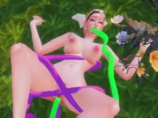 PERVERTED FAIRY IS REPAIRED AND HUMILATION BY LUSTFUL TENTACLES (HARDCORE COMPILATION)