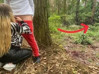 Forest Sex Voyeur Watching Us! Creepy! 😬