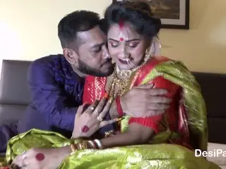 Newly Married Indian Girl Sudipa Hardcore Honeymoon first Night Sex and Creampie