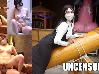 Uncensored Japanese Penis Festival, Peeping Shower and Fucked by Random Guy