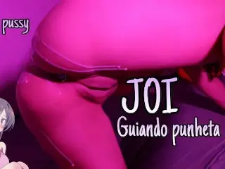 JOI PUNHETA GUIADA - Gostosa Rabuda Comandando Sua Punheta 💦🔥