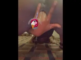 Ebony Fingering & Squirting