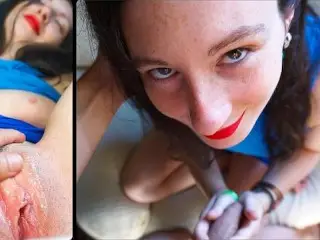 BUSTY Italian Seduces her Roommate and makes him Cum inside her