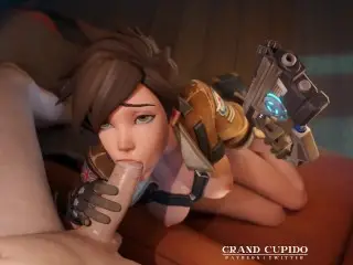 Your Dick is under Arrest Tracer Blowjob [grand Cupido]( Overwatch )